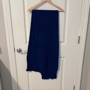 Everlane Deep Blue Scarf 100% Wool